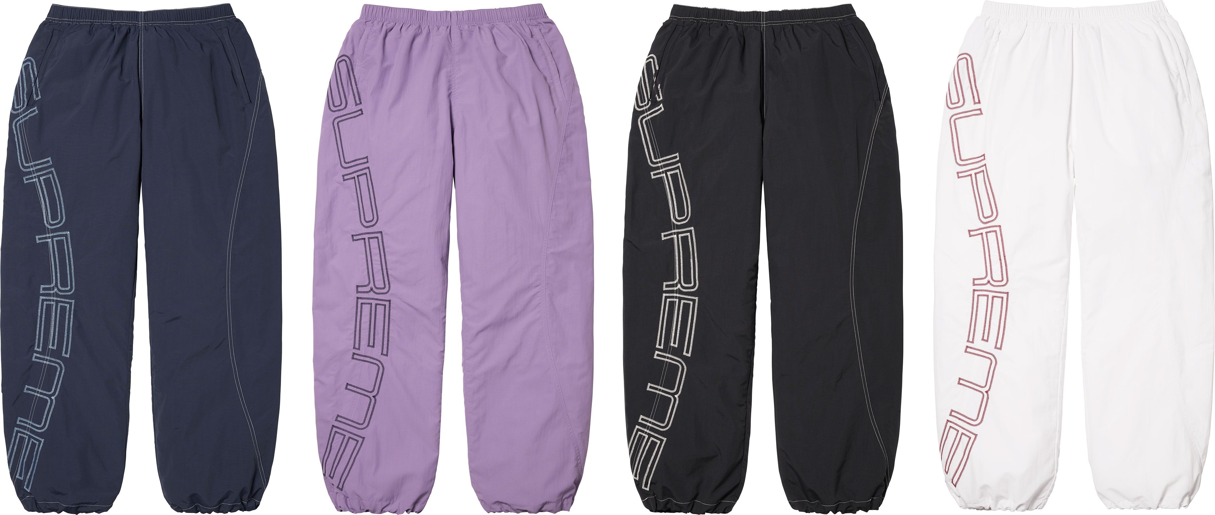 Spellout Embroidered Track Pant